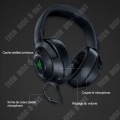 Miniatyrbillede 2 af 4: Gaming headset med ledning TD® med komfortabelt memory foam audio- og video-mikrofon