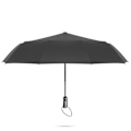 Miniatyrbillede 1 af 4: TD® Paraply diskret sort elegant regn UV beskyttelse polyesterstof automatisk høj kvalitet daglig tilbehør bagage regn