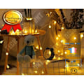 Miniatyrbild 2 av 4: TD® LED string lights 5-10-20-30-40-50M solar string lights koppartrådsgirland - Modell: White 20M 200LED