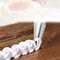 Miniatyrbillede 4 af 4: TD® Sætkampfloristisk bagværk - Sprøjtetips til kagedekoration - Forskellige former i rustfrit stål