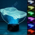 Miniatyrbillede 3 af 4: TD® 3D skrivebord computer Lys Berøringskontrol Syv farver Kreativ form Fjernbetjening Bordlampe