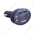 Miniatyrbillede 1 af 4: TD® FM-transmitter til bil - Dual USB trådløs BT4.1 - Håndfrit kit oplader transmitter FM MP3-afspiller A2B2LLY80719106 381