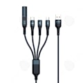 Miniatyrbillede 1 af 4: C Tændingslys 120w 8A tændingslys USB til bil mobiltelefon oplader flash 4i1 Datakabel tændingslys