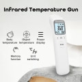 Miniatyrbillede 3 af 4: Professionel Termometer / Overflade af Genstande, Infrarød Fronttermometer Digital Multifunktionel Kontakt - grå ±0.2°