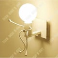Miniatyrbillede 2 af 4: TD® Moderne Mode Vægmontering Kreativ Simplicitet Design Væglamper til Børneværelse Belysning Lampe Sokkel E27*1 max Hvid