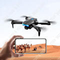 Pikkukuva 4 / 4: TD® Esteemäste toimintoa esteiden välttämiseen Taittuva Drone HD-ilmakuvaukseen kaksinkertaisella kameralla kauko-ohjattava lentokone lelu