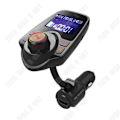 Miniatyrbillede 1 af 4: TD® Bluetooth bil MP3 afspiller Bluetooth bil oplader handsfree stor skærm visning menneskelig rørdesign
