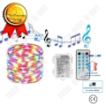 Miniatyrbild 1 av 4: TD® batteridrivna LED-slingor 10 meter 100 lysdioder Flerfärgad belysning med 8 lägen fjärrstyrd för trädgårds julbröllopskväll