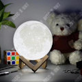 Miniatyrbillede 3 af 4: TD® Måne Lampe, Taktile Natlys i Soveværelse Måneskær, 3D Genopladelig Lyskontakt Dekoration til Hjemmet, sød gave til en ven