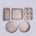 Miniatyrbillede 2 af 4: TD® Non-stick carbon steel springform cake pan, bread box, pizza mold, baking tool set