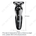 Miniatyrbillede 4 af 4: TD® DL-9211 ny elektrisk barbermaskine treblads vandtæt rotarisk barbermaskine
