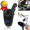 Miniatyrbillede 1 af 4: TD® FM Transmitter til Bil - Bluetooth FM Transmitter MP3 Læser FM Modulator Håndfri Dobbelt USB Oplader