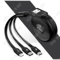 Miniatyrbild 4 av 4: TD® Multiladdare Kabel Mobiltelefon USB Apple Android Huawei USB Data Line Type-C Snabbladdning 1 meter