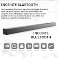 Pikkukuva 2 / 4: INN Bluetooth-kaiutin älykäs langaton kaiutin 4 kaiutinta 10m 5.0 bluetooth 2402MHz-2480MHz 960x60x54mm 15v musta