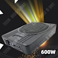 Miniatyrbillede 3 af 4: TD® Ultra-tynd 8 tommers bil subwoofer med ren bas Subwoofer 12V under sædet aluminium legering bil audio