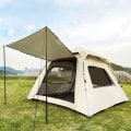 Miniatyrbillede 2 af 4: TD® To døre og to vinduer automatisk udendørs telt solventilation camping til fritidsbrug.