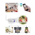 Miniatyrbild 4 av 4: IP-kamera för övervakning - LCC® - Webbkamera - HD 720P - Infraröd vision - Plug & Play