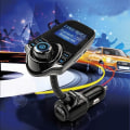 Pikkukuva 2 / 4: INN® LCC® T10 Bluetooth Handsfree - FM Siirrin MP3 Soitin Autoadapteri (Punainen)