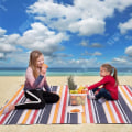 Miniatyrbillede 4 af 4: TD® Tykkere og udvidede bærbare picnictæppe, vandtæt strandmåtte, fugtbestandig græs, udendørs telt campingmåtte