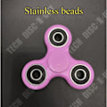 Miniatyrbild 2 av 4: TD® Fidget Spinner Toy - Hand Spinner- Rostfritt stål Plast Tri-Spinner - Stress- och ångestlindrande leksak. Rosa