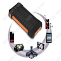 Miniatyrbillede 4 af 4: TD® Lommelygte Solenergi Powerbank Portabel Powerbank Multiple Beskyttelse Intelligent Strømmatchning