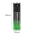 Miniatyrbillede 3 af 4: TD® Lot 4 Stykker Genopladeligt Batteri 5800mAh Li-ion 18650 3.7 V-Dobbel Port og dobbelt intelligent oplader POI181- Hurtig Opladning