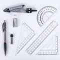 Miniatyrbild 2 av 4: TD® Circle Gauge Set 9-delat Set Ritverktyg Brevpapper