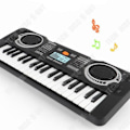 Miniatyrbillede 4 af 4: TD® Multifunktionelle simulerede musiklegespil 37-tasters elektronisk orgel til børn