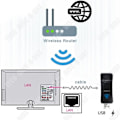 Pikkukuva 4 / 4: TD® wifi-repeater 300M usb langaton verkkokortti langaton wifi-lähetin-vastaanotin TV kattaa laajan valikoiman pieniä ja kannettavia.