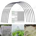Miniatyrbild 2 av 4: TD® Växthusram Set med 6 växthusstöd Horticultur växthusram Rostfritt ring för växthus