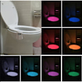 Miniatyrbillede 2 af 4: "La Lumière De Toilette LED med bevægelsessensor aktiveret af PIR 8 farver automatisk RGB natbelysning"