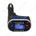 Miniatyrbillede 1 af 4: TD® Kit LCD bil Bluetooth MP3-afspiller FM-transmitter SD USB håndfri oplader med fjernbetjening 5434