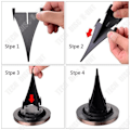 Miniatyrbillede 3 af 4: Solarlampe - TD® - Sæt med 8 - Vandtæt - LED - Moderne design Pengar