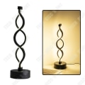 Miniatyrbillede 1 af 4: TD Sort LED Tabellampe USB Genopladelig Trådløs Nattlampe Touch Control Tabellampe til Ambiance