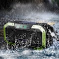 Miniatyrbillede 3 af 4: TD® Udendørs nødsolcelle trådløs bluetooth højttaler lommelygte håndsving energiproduktion multifunktionslyd