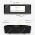 Pikkukuva 2 / 4: TD® Musta Bluetooth-kaiutin