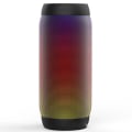 Pikkukuva 1 / 4: Langaton, valaistu Bluetooth-kaiutin, värikäs RGB ulkoilmakäyttöön, sylinterimäinen subwoofer.