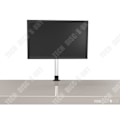 Miniatyrbild 2 av 4: TD® PC-skärmstöd vertikal dator skrivbordsskärm med vridbar och tiltbar TV-stativbas LCD-vridbar stålfäste