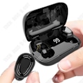 Miniatyrbillede 2 af 4: TD® Trådløs Bluetooth-hovedtelefoner Bluetooth 5.0 Intelligent digital skærm Vand- og svedbestandig Støjnedsættelse Eccout