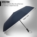 Miniatyrbillede 3 af 4: Sammenklappelig paraply - TD® - 10 spidser - Automatisk - Vindresistent - Unisex