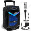 Miniatyrbild 1 av 4: TD Kraftfull Bluetooth-högtalare 400 Watt Portable Amplified Speaker 8 tums bashögtalare 1 tums diskanthögtalare