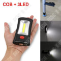 Miniatyrbillede 3 af 4: TD® Lampe Lanterne Bærbar 3 LED - Multifunktionel Arbejdslygter Camping Lommelygte Cykellygte Sort