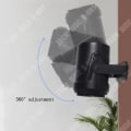 Miniatyrbillede 4 af 4: TD® LED16 snefnugemotiv projicerende julelys Blizzard roterende dekorativ lys natlampe festelys laser scene lys