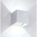 Miniatyrbillede 2 af 4: TD® LED udendørs belysning, IP65 justerbar vandtæt LED væglampe, høj og lav LED havevægplade sort bl - Hvid