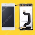 Miniatyrbillede 4 af 4: TD® Passer til Sony E3 mobilskærm hvid LCD skærm samling touchskærm D2203 D2206 display