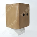 Miniatyrbild 2 av 4: TD Little Nightmare Game Mono Latex Mask Masquerade Event Square Mask Box Huvudbonader Live Fan Interaction 6