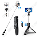 Miniatyrbillede 3 af 4: TD® Alt-i-én mobiltelefon selfie stick stativ Bluetooth fyldlys multifunktionel