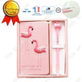 Miniatyrbillede 1 af 4: TD® Notatblok lyserød flamingo barn pen tegneblok musik kreativ hobby dagbog pige skrivning notatblok kontor