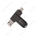 Pikkukuva 1 / 4: TD® Hi-Speed 3.0 128 Gt USB-muistitikku matkapuhelimelle Tabletti Type-C-liitin Matkapuhelin Tietokone