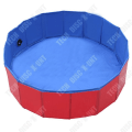 Miniatyrbillede 1 af 4: TD® 1 stk udendørs kæledyrspool 120x30cm PVC foldbar hundepool rød pool til kæledyr